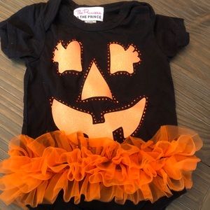 Halloween Pumpkin Onesie